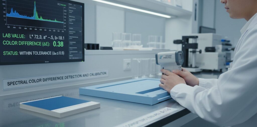 マニキュアのΔE測定