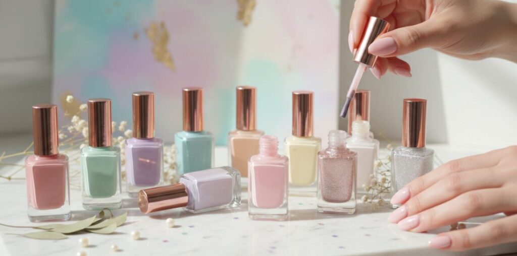 صور طلاء الأظافر الجل